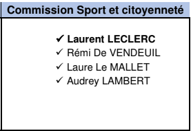Commision Sport et citoyenneté