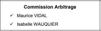 Gestion de l'arbitrage