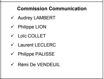 Gestion de la communication